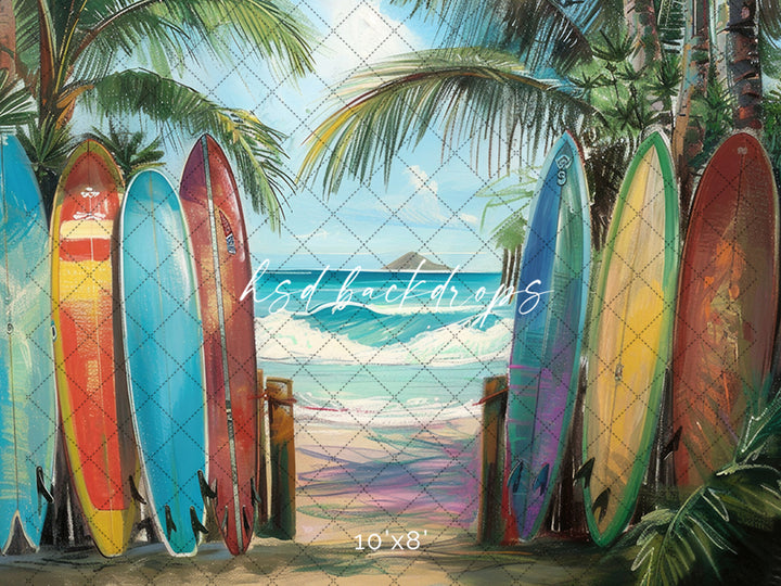 Surf Boards - HSD Photography Backdrops 