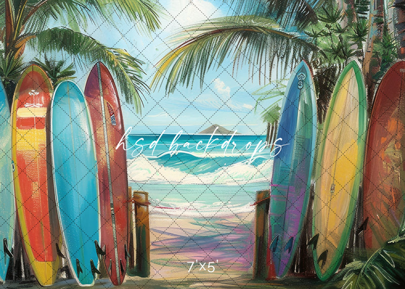 Surf Boards - HSD Photography Backdrops 