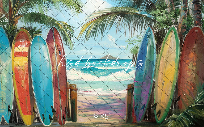 Surf Boards - HSD Photography Backdrops 