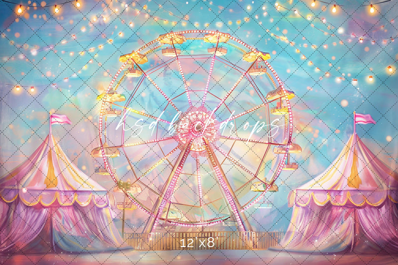 Pastel Circus - HSD Photography Backdrops 