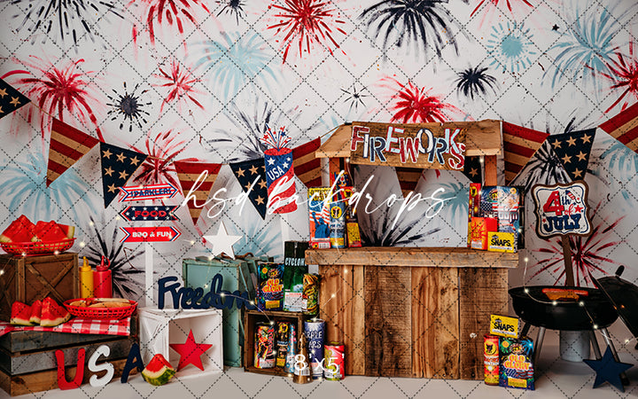 4th of July Party - HSD Photography Backdrops 