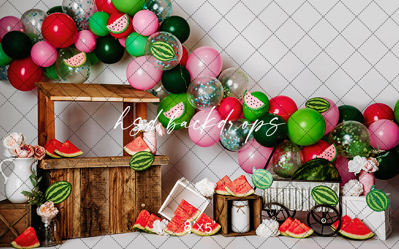 Watermelon Birthday Party - HSD Photography Backdrops 