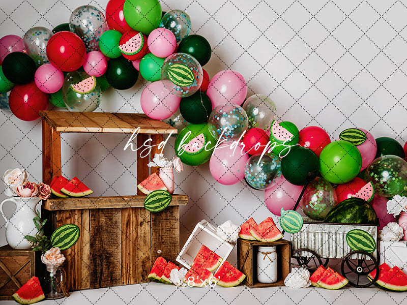 Watermelon Birthday Party - HSD Photography Backdrops 