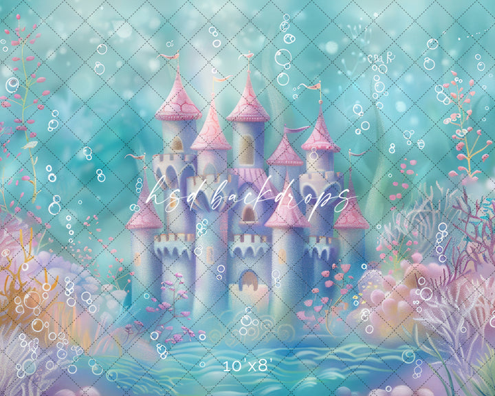 Mermaid Castle - HSD Photography Backdrops 