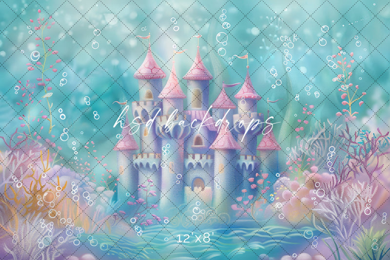 Mermaid Castle - HSD Photography Backdrops 