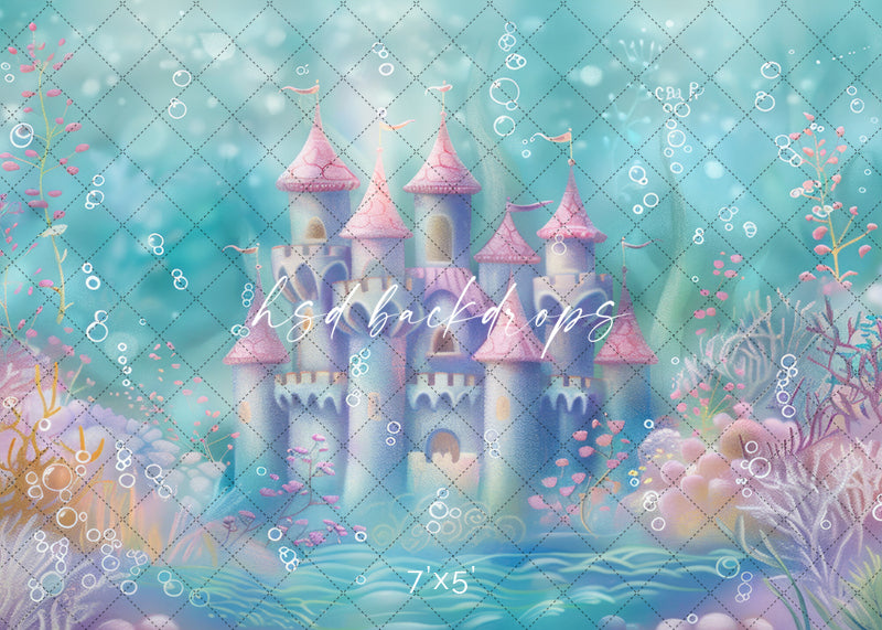 Mermaid Castle - HSD Photography Backdrops 