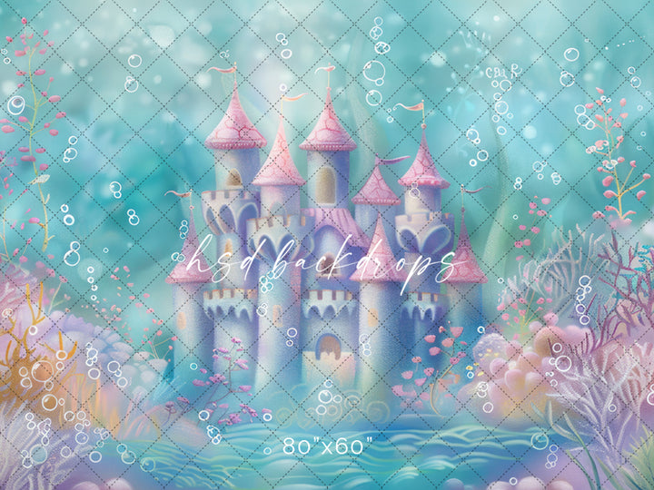 Mermaid Castle - HSD Photography Backdrops 