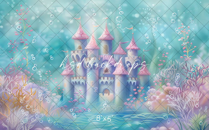 Mermaid Castle - HSD Photography Backdrops 