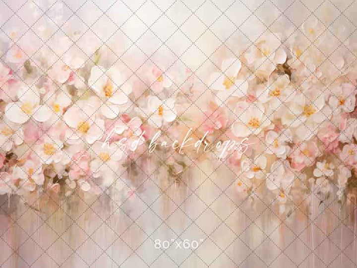 Spring Floral Backdrop for Photography | Fine Art Backdrop