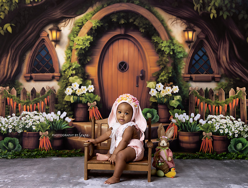 Easter Bunny Inn (sweep options) - HSD Photography Backdrops 