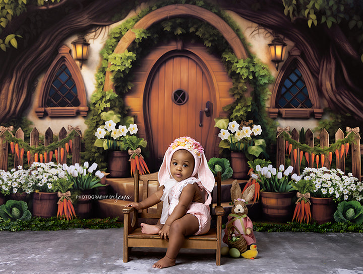 Easter Bunny Inn (sweep options) - HSD Photography Backdrops 