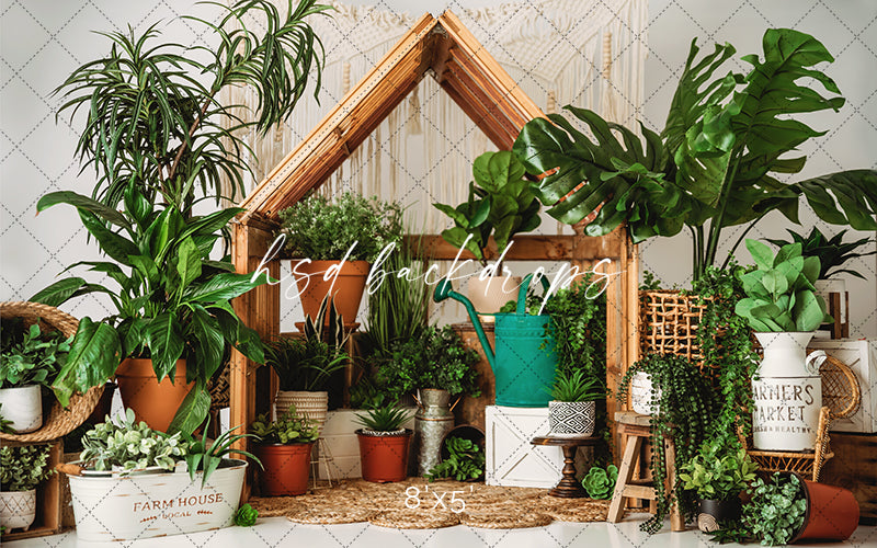 Boho Greenhouse - HSD Photography Backdrops 