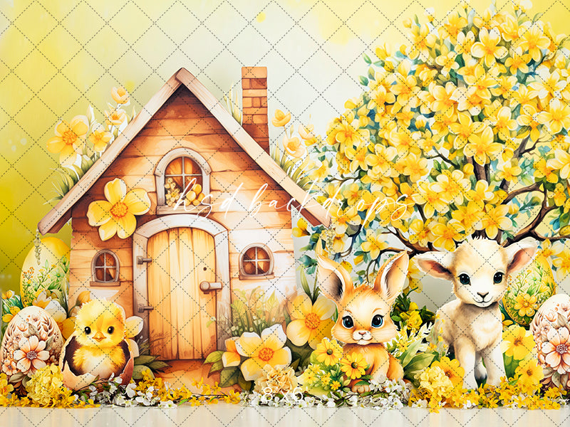 Mellow Yellow Easter - HSD Photography Backdrops 