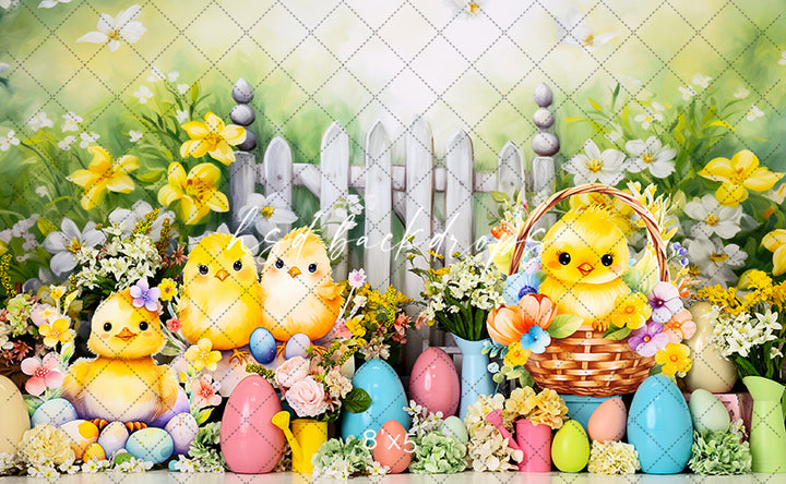 Easter Chicks - HSD Photography Backdrops 