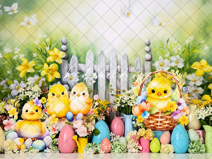 Easter Chicks - HSD Photography Backdrops 