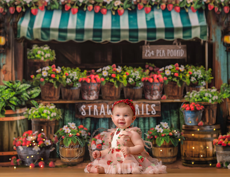 Strawberry Shack - HSD Photography Backdrops 