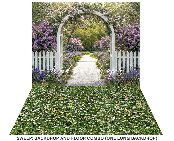 Purple Floral Arbor