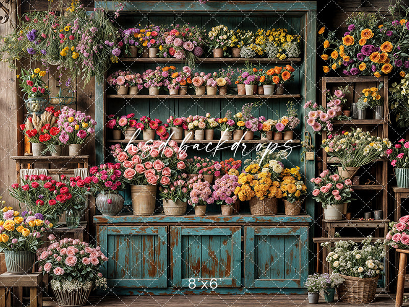 Spring Flower Shop Wall