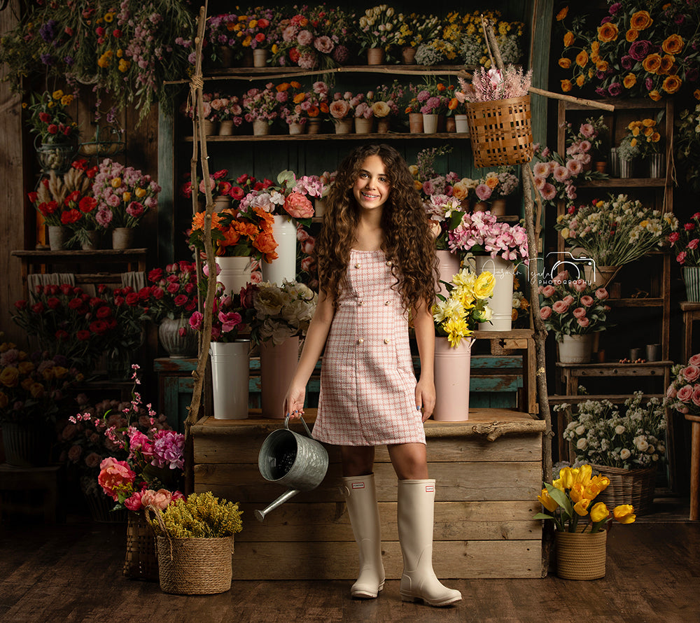 Spring Flower Shop Wall