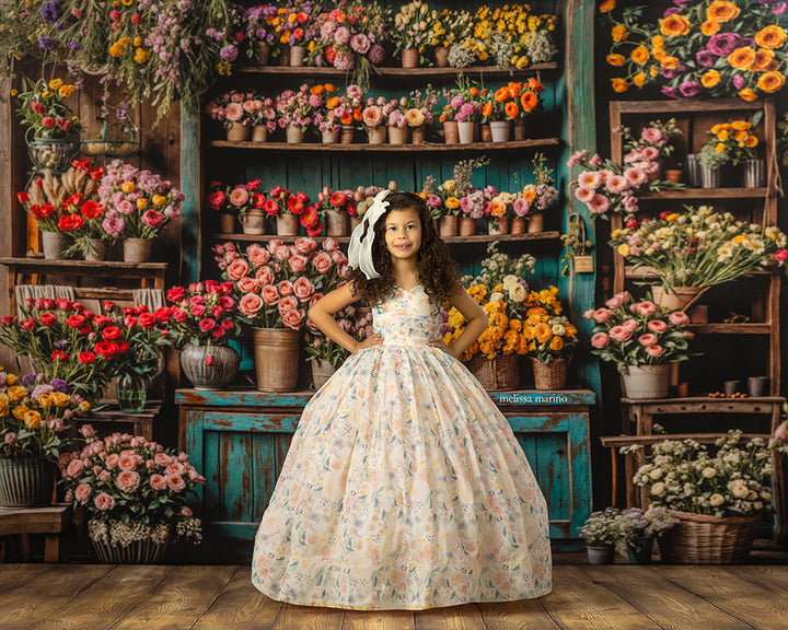 Spring Flower Shop Wall