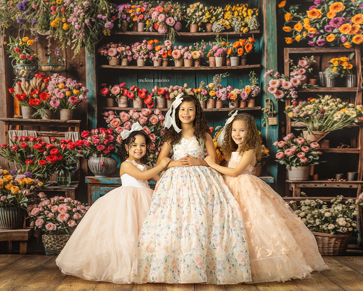 Spring Flower Shop Wall