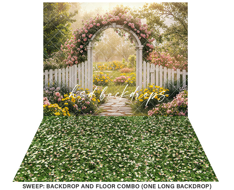 Serene Spring Floral Arch