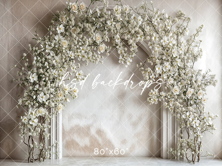 White Floral Arch