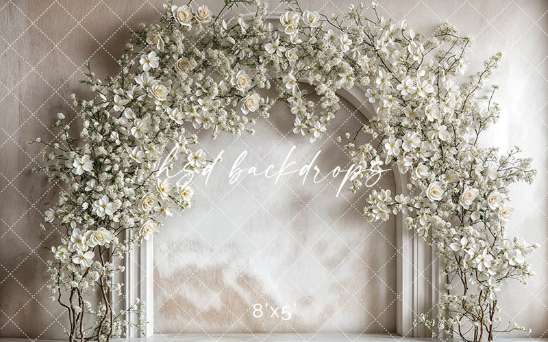 White Floral Arch