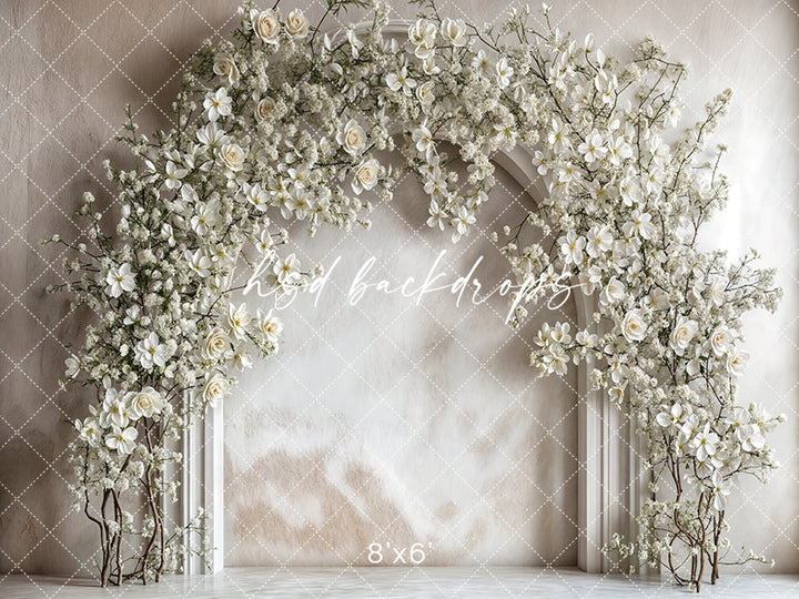 White Floral Arch