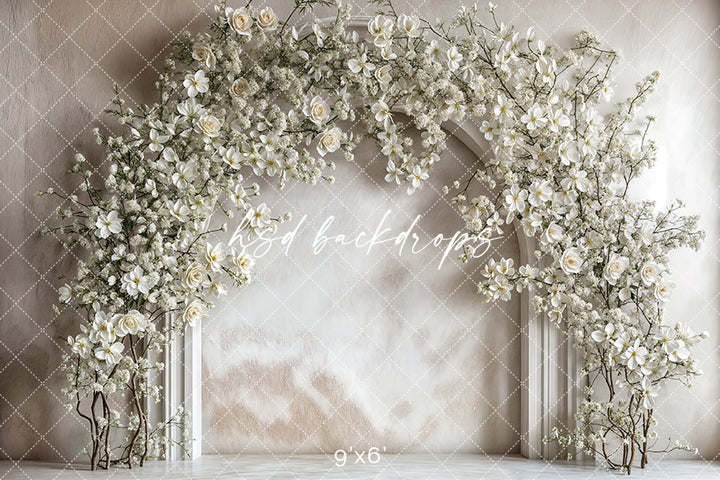 White Floral Arch