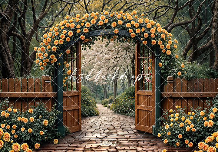 Yellow Rose Archway