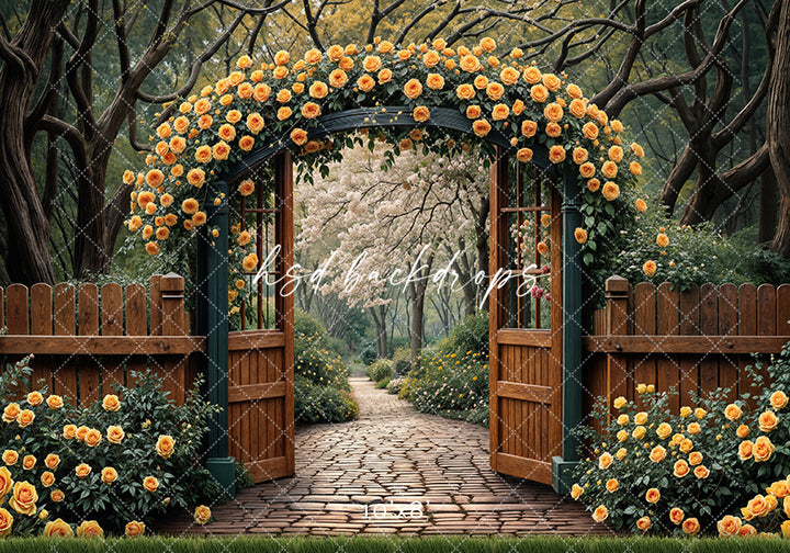 Yellow Rose Archway