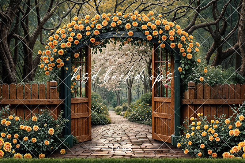 Yellow Rose Archway