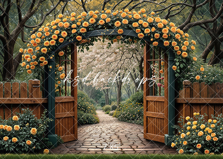 Yellow Rose Archway