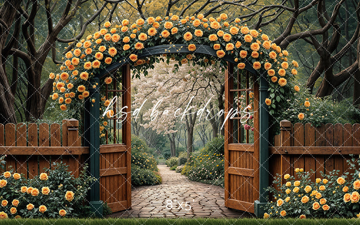 Yellow Rose Archway