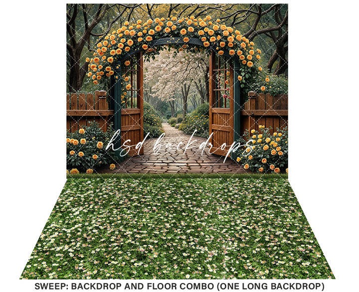 Yellow Rose Archway