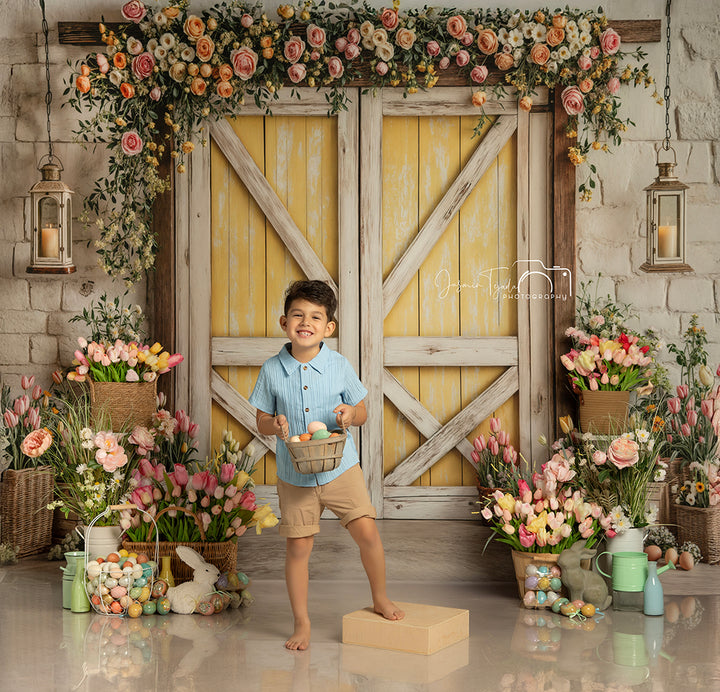 Blissful Spring Barn Doors