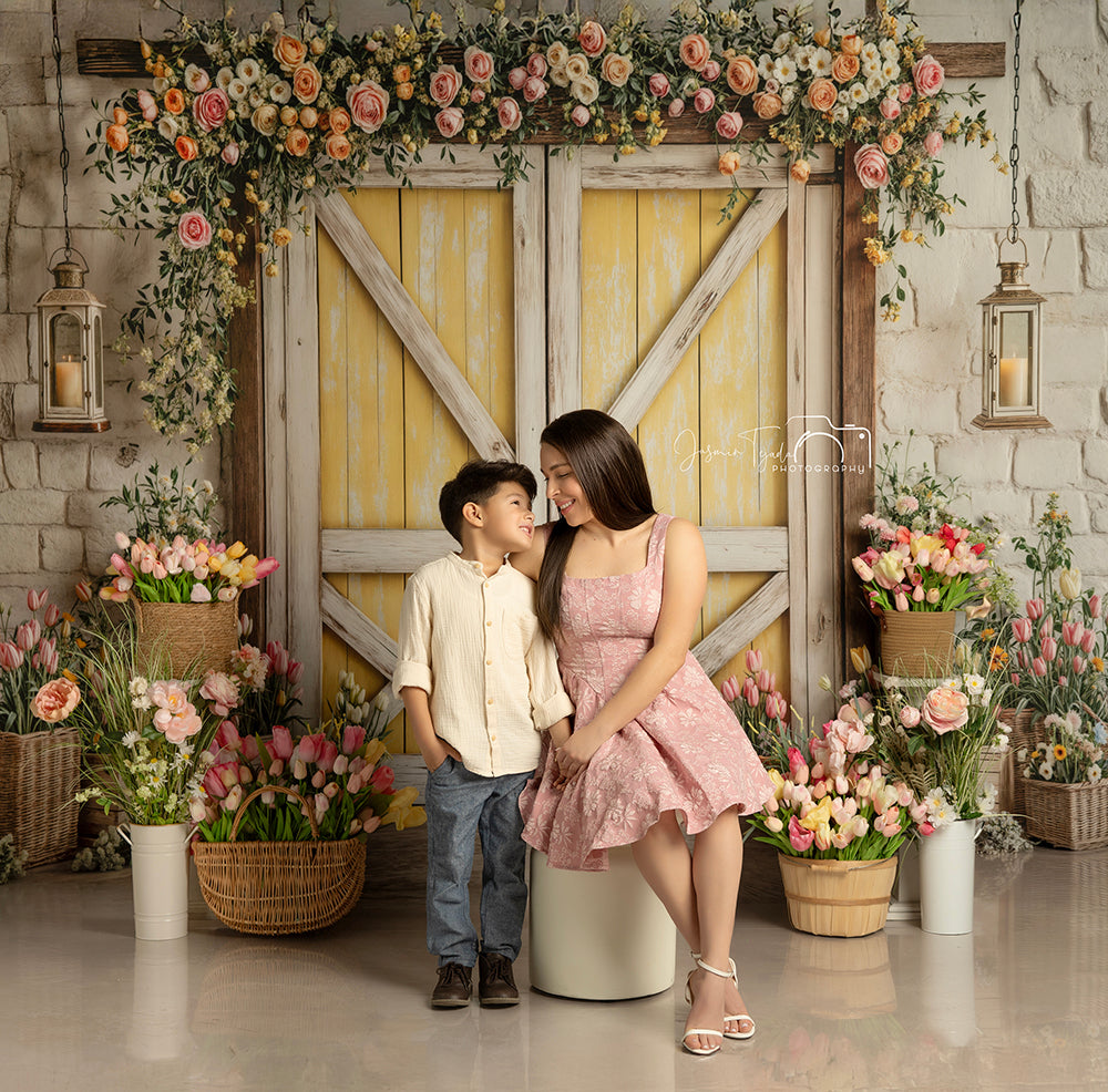 Blissful Spring Barn Doors