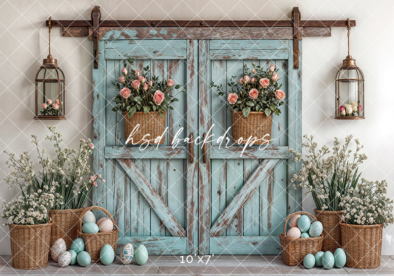 Blue Spring Barn Doors