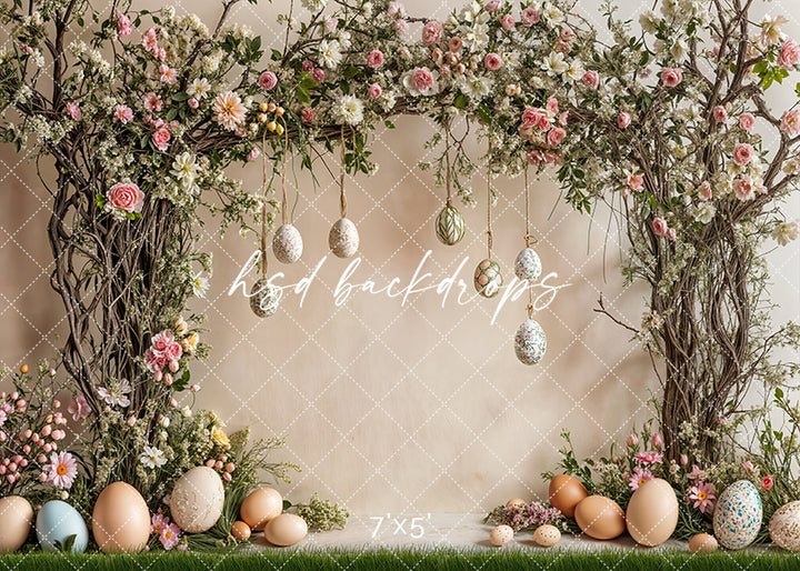 Easter Egg Floral Arch