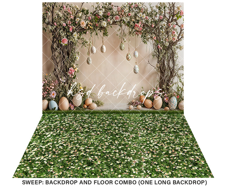 Easter Egg Floral Arch