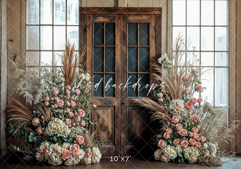 Blooming Antique Door