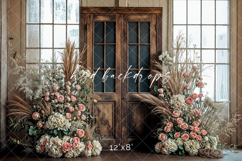 Blooming Antique Door