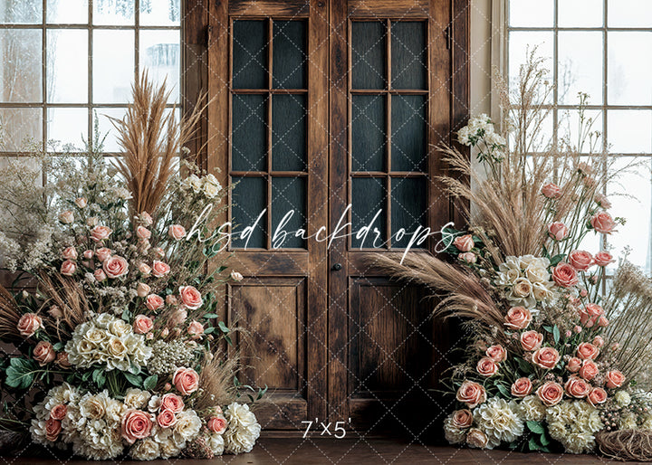 Blooming Antique Door