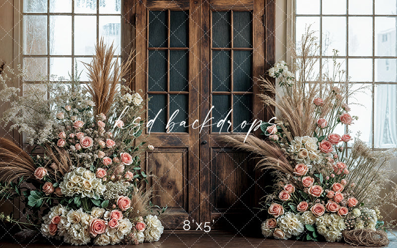 Blooming Antique Door