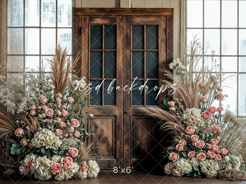 Blooming Antique Door