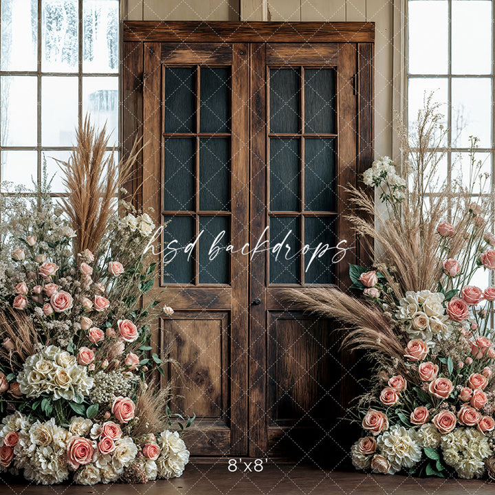 Blooming Antique Door