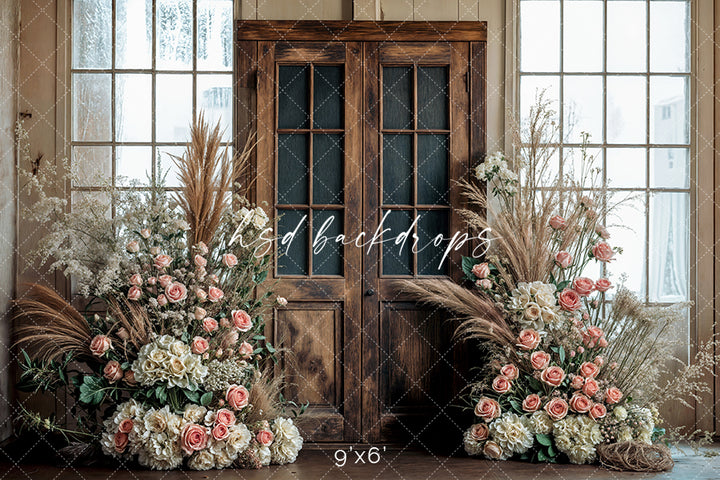 Blooming Antique Door