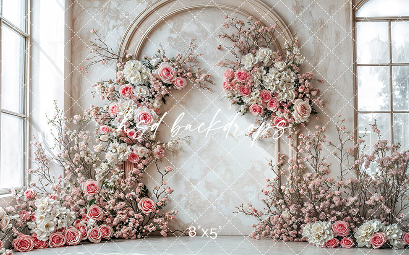 Elegant Blooming Arch Wall