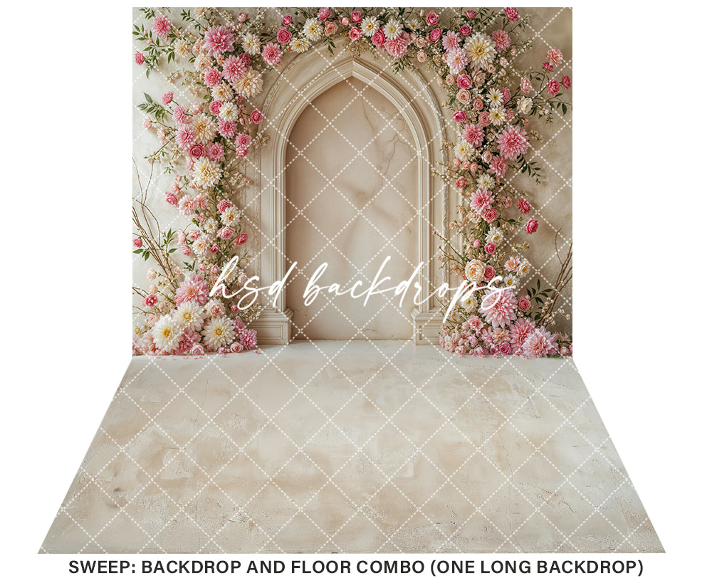 Blooming Beauty Arch Wall (sweep options)